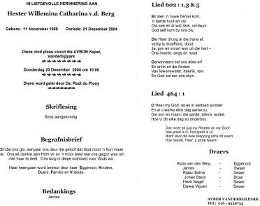 BERG-VAN-DEN-Hester-Willemina-Catharina-nee-Steyn-1956-2004-F