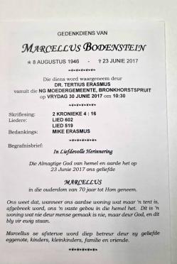 BODENSTEIN-Marcellus-1946-2017-M-02
