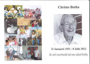 BOTHA-Christo-1931-2012-M-1