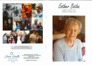 BOTHA-Esther-1938-2022-F