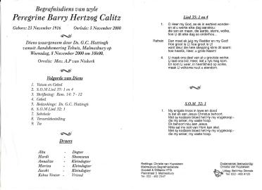 CALITZ-Peregrine-Barry-Hertzog-1916-2000-M_1