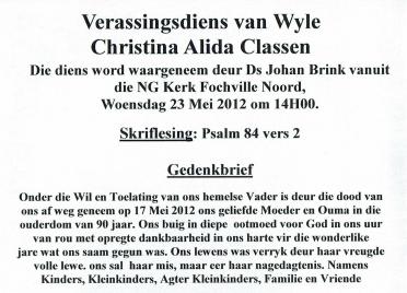 CLASSEN-Christina-Alida-X-Coetzee-XX-Bruyns-1922-2012-F-98