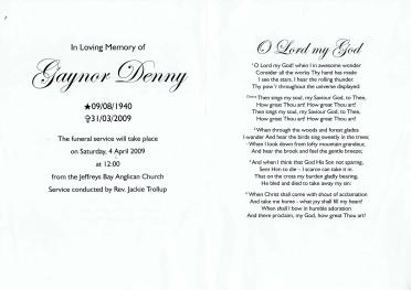 DENNY-Gaynor-1940-2009-F