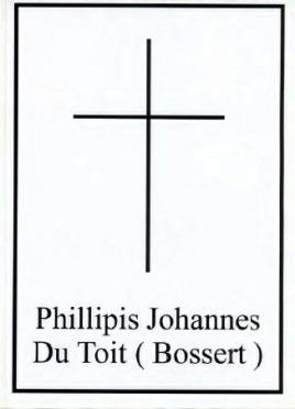 DuTOIT.BOSSERT-Phillipis-Johannes-Nn-Flippie-1984-2007-M