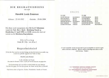 ERASMUS-Hendrik-Louis-1912-1994-M