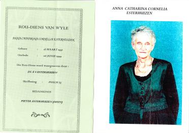 ESTERHUIZEN-Anna-Catharina-Cornelia-1931-1999-F
