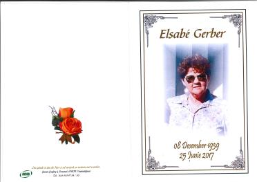 GERBER-Anna-Elizabeth-Susanna-Nn-Elsabé-1939-2017-F