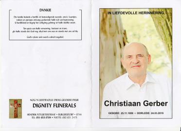GERBER-Christiaan-Nn-Chris-1959-2016-M