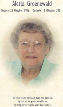GROENEWALD-Aletta-Johanna-Nn-Aletta.Moekies.OumaPlot.GrootOuma-nee-Erasmus-1916-2011-F