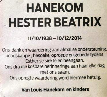 HANEKOM-Hester-Beatrix-Nn-Esther-1938-2014-F