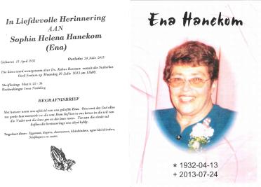 HANEKOM-Sophia-Helena-1932-2013-F