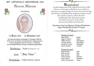 HARTZER-Frances-nee-Baxter-1939-2005-F