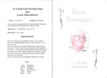 HIRSCHHORN-Surnames-Vanne