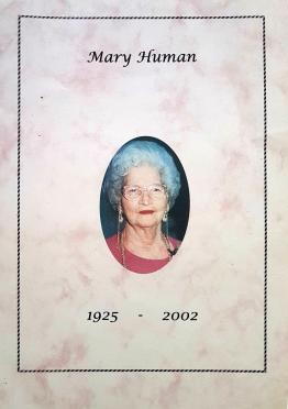 HUMAN-Maria-Magdalena-Nn-Mary-nee-VanDerMerwe-1925-2002-F