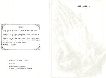 HUNLUN-Jan-Abraham-1919-1997-M