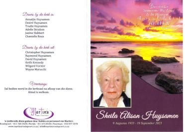 HUYSAMEN-Sheila-Alison-1933-2023-F-100