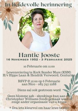 JOOSTE-Hantie-1952-2025-F-1