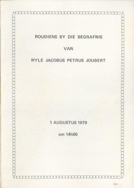 JOUBERT-Jacobus-Petrus-Nn-Koos-1907-1979-M