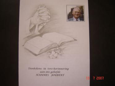 JOUBERT-Johannes-Jacobus-1924-2002-M