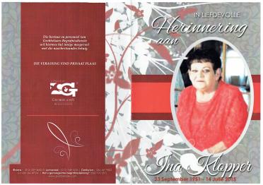 KLOPPER-Gezina-Johanna-Francina-Nn-Ina-1951-2015-F