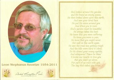 KNOETZE-Leon-Stephanus-1954-2011-M