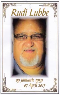 LUBBE-Rudolph-Gideon-Nn-Rudi-1959-2017-M