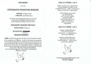 MARAIS-Stephanus-Francois-Nn-Buks-1938-2013-M-02