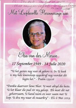 MERWE-VAN-DER-Elsa-Nn-Els-1949-2020-F