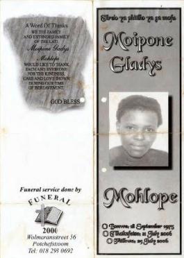 MOHLOPE-Surnames-Vanne