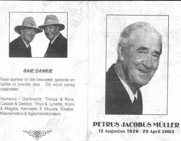MÜLLER-Petrus-Jacobus-Nn-Petrus-1926-2002-M_1
