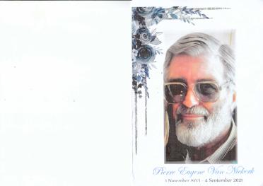 NIEKERK-VAN-Pierre-Eugene-1933-2021-M-101