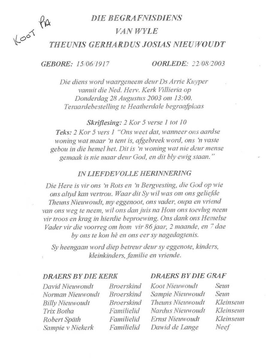 NIEUWOUDT-Theunis-Gerhardus-Josias-Nn-Theuns-1917-2003-M_1