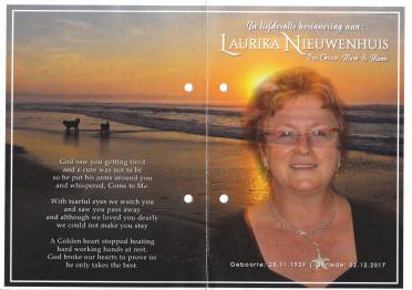 NIEWENHUIS-Laurika-1959-2017-F