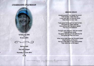 O.GORMAN-Charmaine-1962-2010-F
