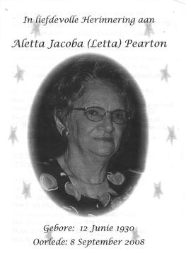 PEARTON-Aletta-Jacoba-Nn-Letta-1930-2008-F