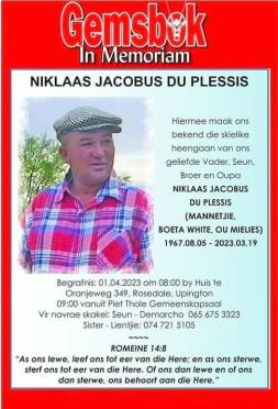 PLESSIS-DU-Niklaas-Jacobus-1967-2023-M