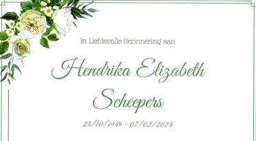 SCHEEPERS-Hendrika-Elizabeth-nee-Hart-1949-2024-F