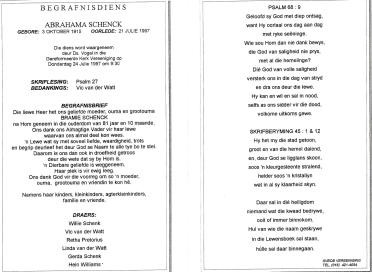 SCHENCK-Abrahama-1915-1997-M