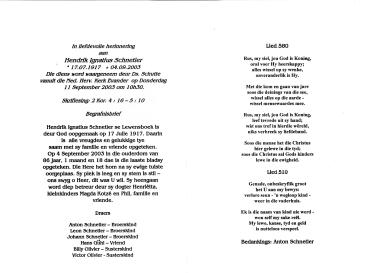 SCHNETLER-Hendrik-Ignatius-1917-2003-M