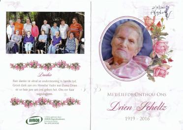 SCHOLTZ-Annie-Hendrina-Nn-Drien-1919-2016-F