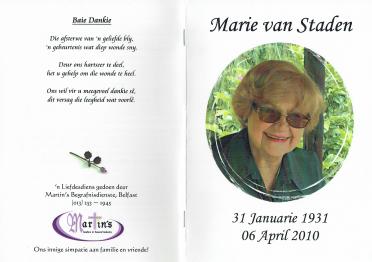 STADEN-VAN-Marie-1931-2010-F