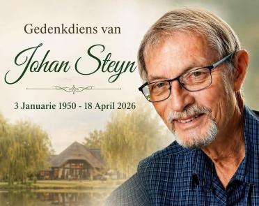 STEYN-Johan-1950-2026-M