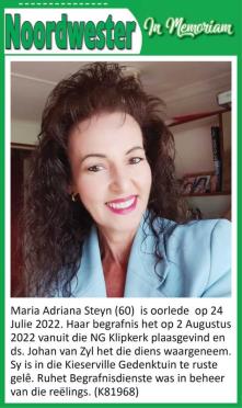 STEYN-Maria-Adriana-1962-2022-F