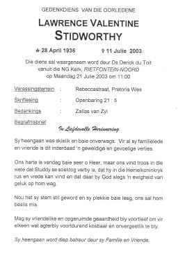 STIDWORTHY-Surnames-Vanne