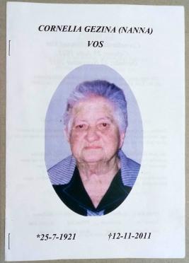 VOS-Cornelia-Gezina-Nn-Nanna-1921-2011-F