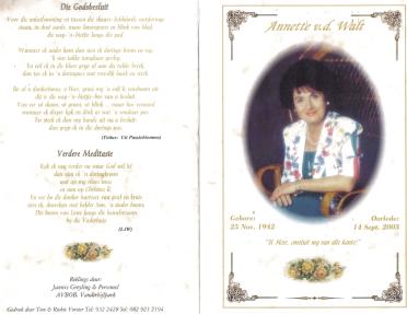 WALT-VAN-DER-Johanna-Annette-nee-Smuts-1942-2003-GGSA.NoordWesVersameling-F
