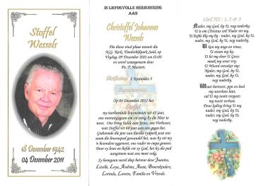 WESSELS-Christoffel-Johannes-Nn-Stoffel-1942-2011-M