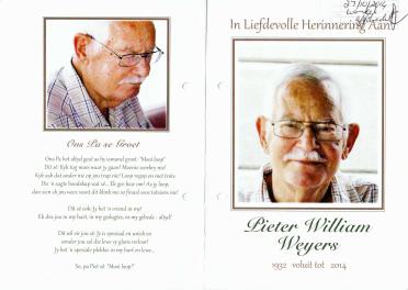 WEYERS-Pieter-William-1932-2014-M