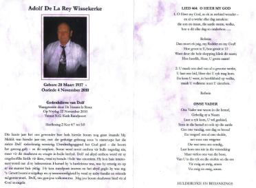 WISSEKERKE-Surnames-Vanne